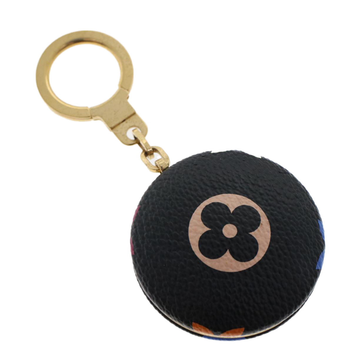 LOUIS VUITTON Monogram Multicolor Canvas Astropill Key Holder M51912 Auth 50014