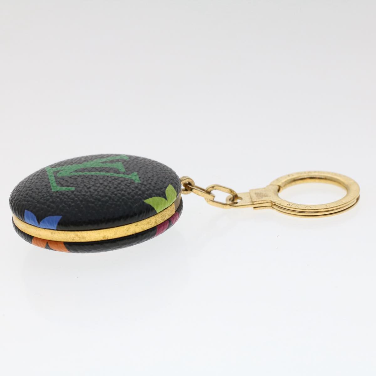 LOUIS VUITTON Monogram Multicolor Canvas Astropill Key Holder M51912 Auth 50014