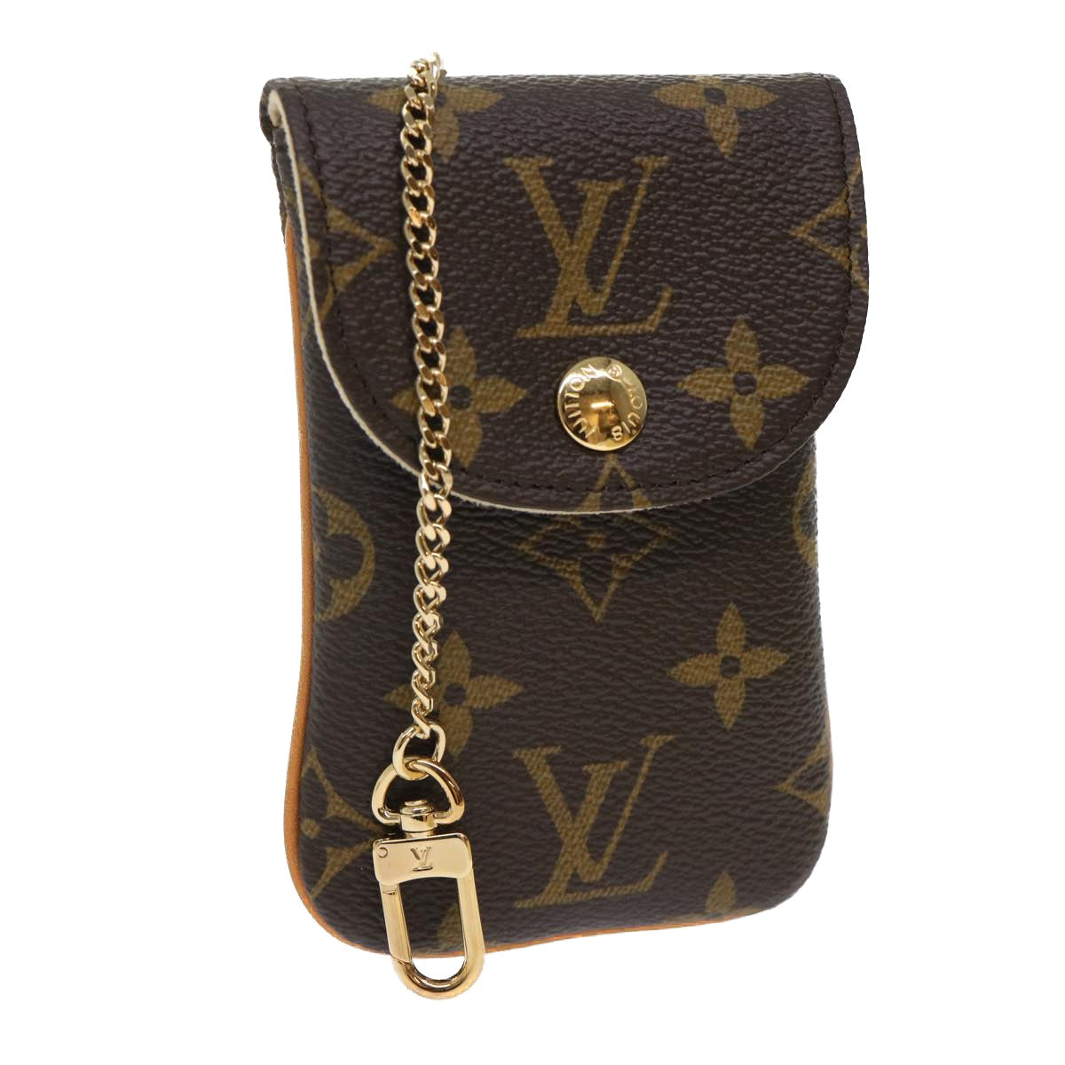 LOUIS VUITTON Monogram Etui Telephonne MM Cell Phone Case M66546 LV Auth 50015