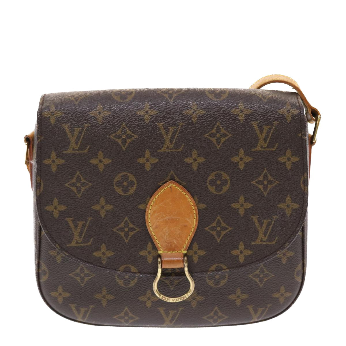 LOUIS VUITTON Monogram Saint Cloud GM Shoulder Bag M51242 LV Auth 50029