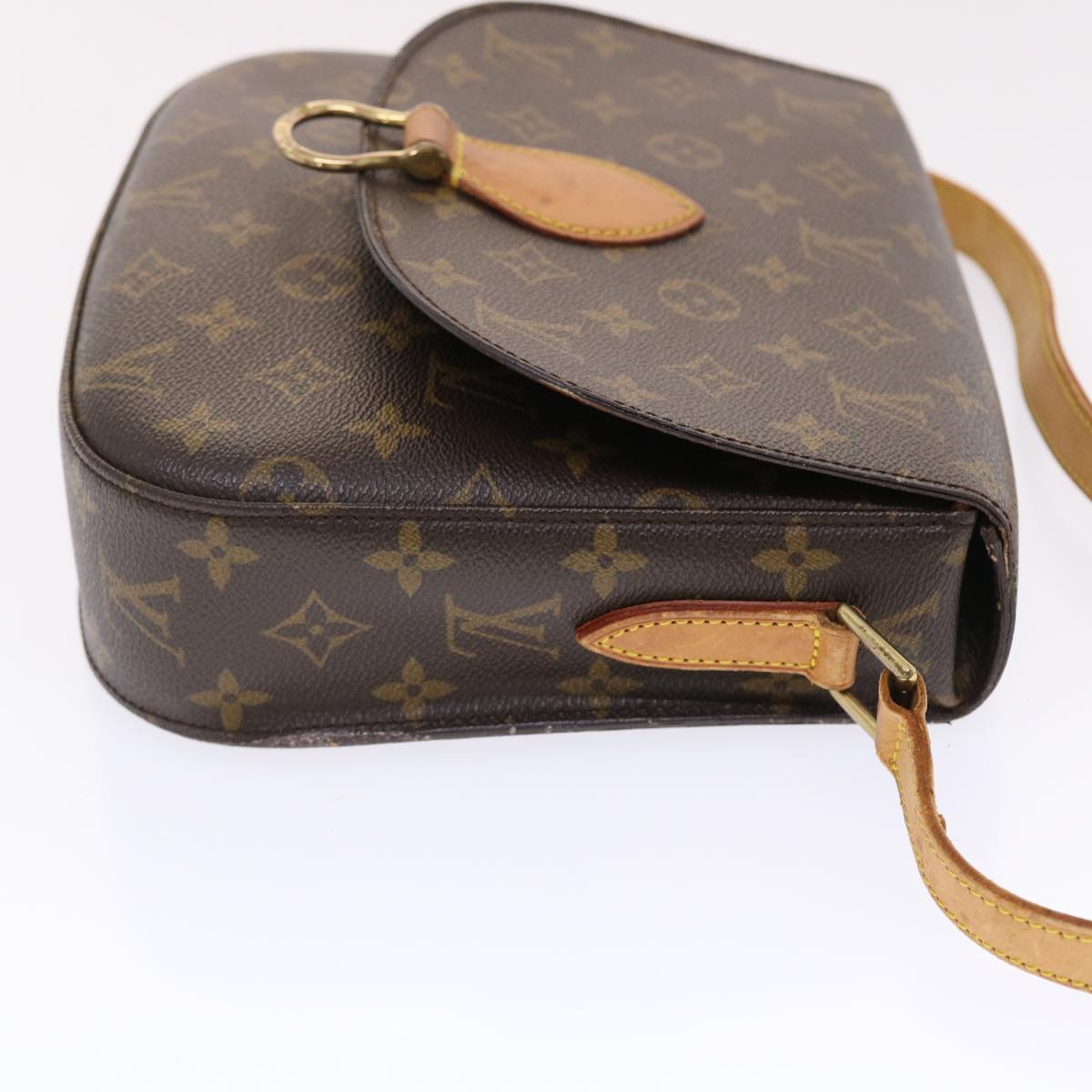 LOUIS VUITTON Monogram Saint Cloud GM Shoulder Bag M51242 LV Auth 50029