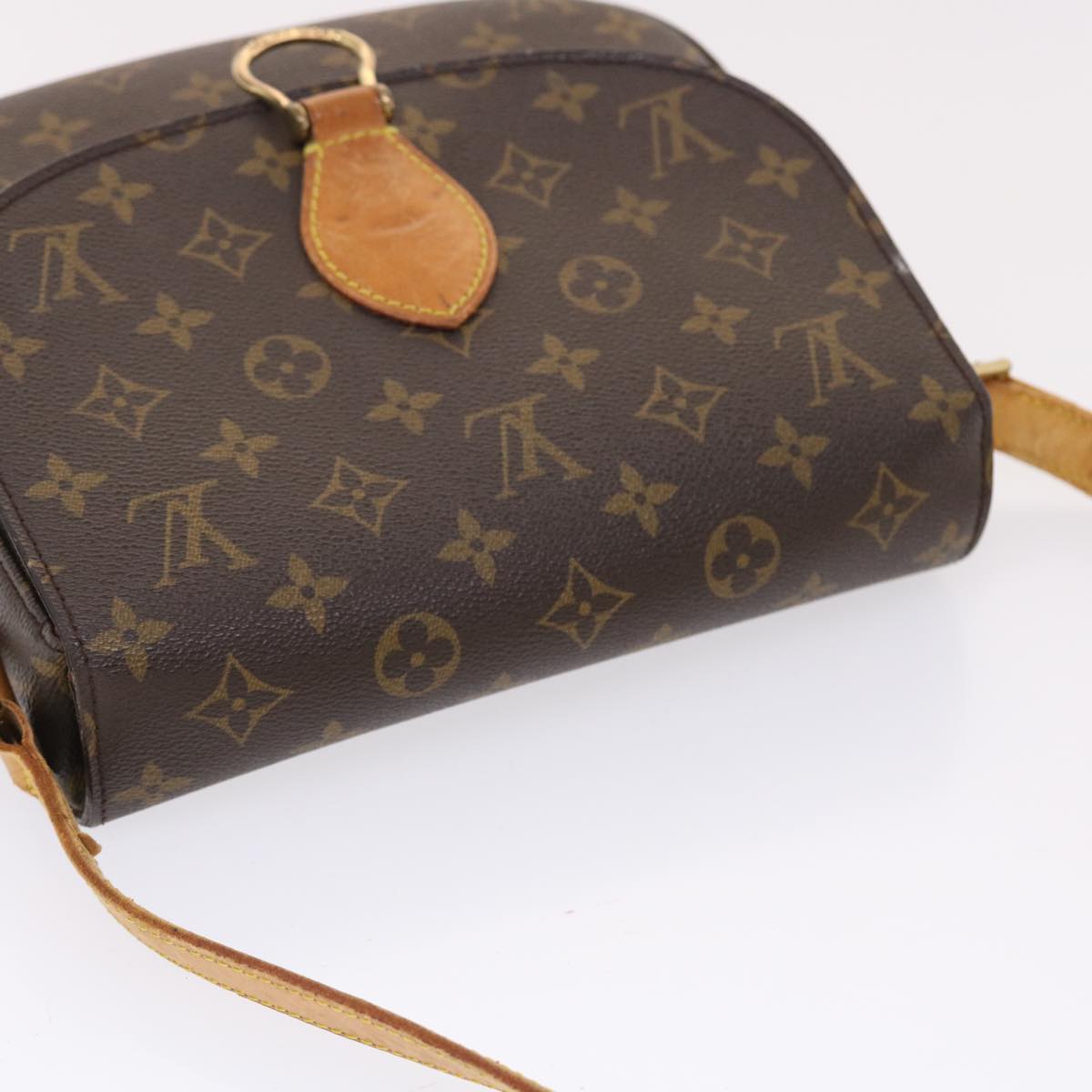 LOUIS VUITTON Monogram Saint Cloud GM Shoulder Bag M51242 LV Auth 50029