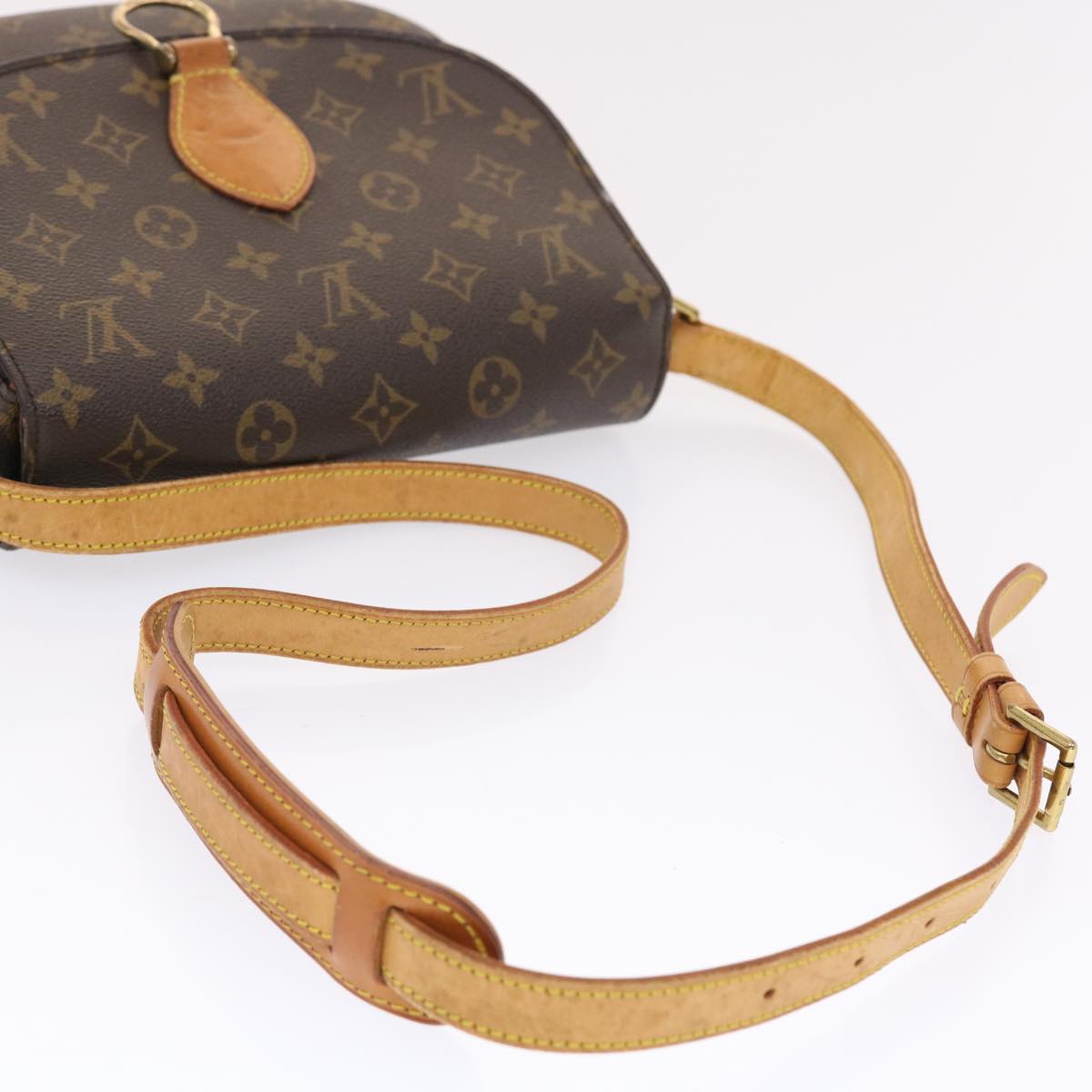 LOUIS VUITTON Monogram Saint Cloud GM Shoulder Bag M51242 LV Auth 50029