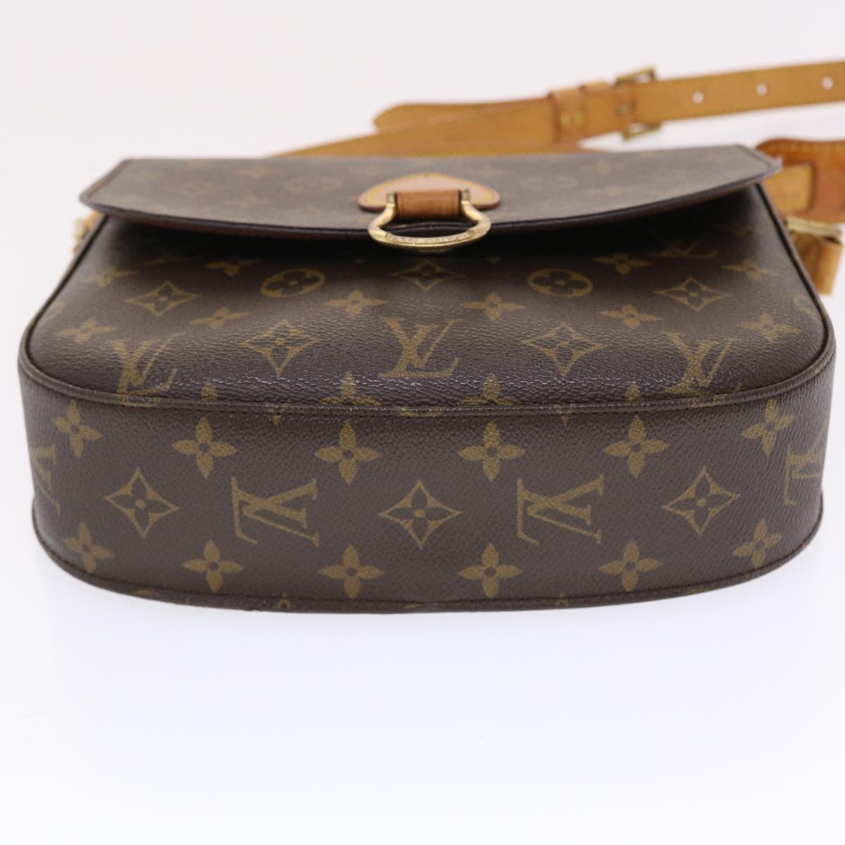 LOUIS VUITTON Monogram Saint Cloud GM Shoulder Bag M51242 LV Auth 50029