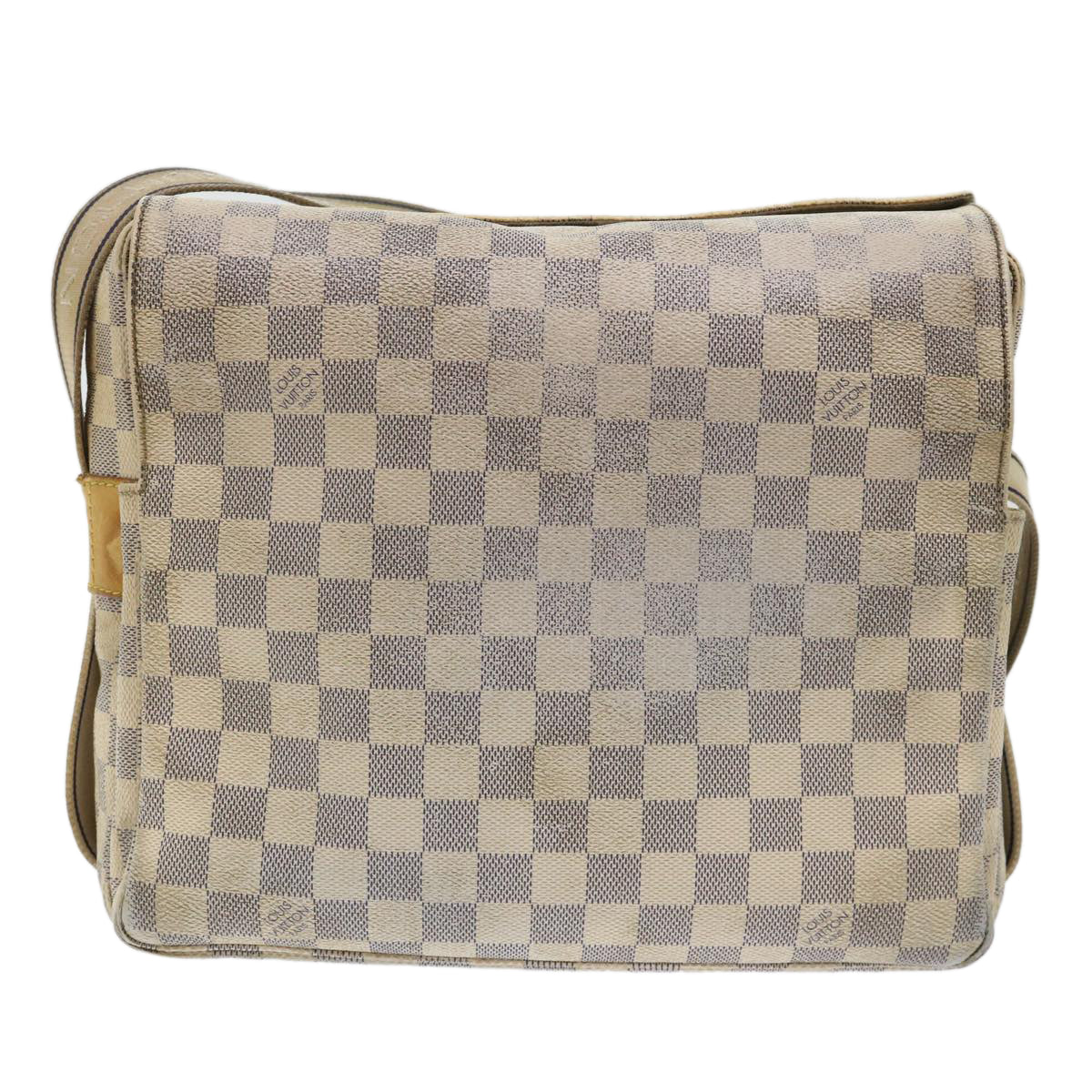 LOUIS VUITTON Damier Azur Naviglio Shoulder Bag N51189 LV Auth 50038 - 0