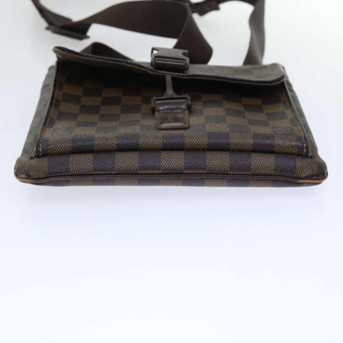 LOUIS VUITTON Damier Ebene Pochette Merwiel Shoulder Bag N51127 LV Auth 50041