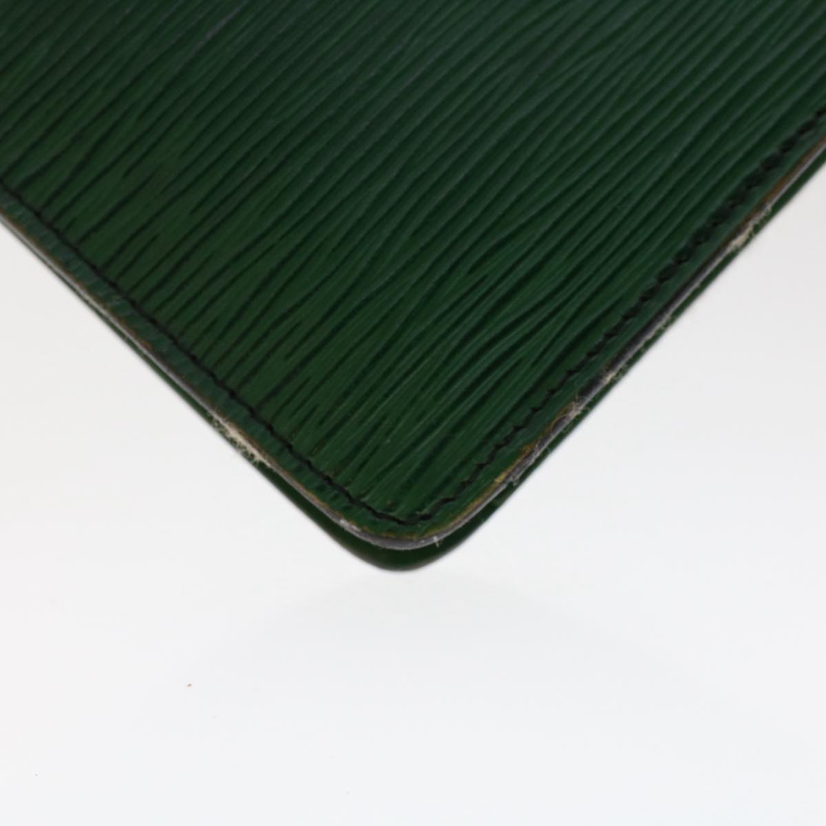 LOUIS VUITTON Epi Montaigne 23 Clutch Bag Green M52664 LV Auth 50056