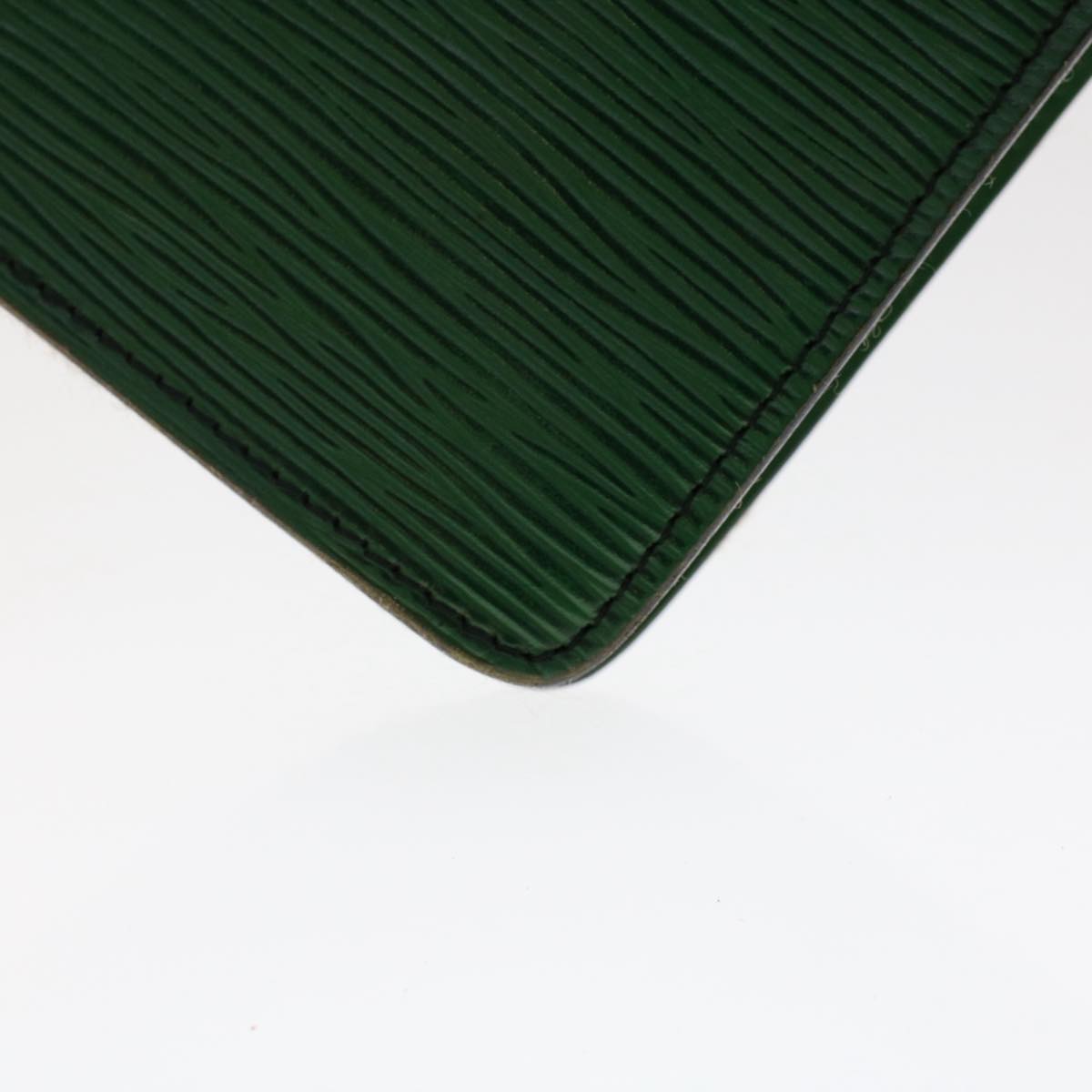 LOUIS VUITTON Epi Montaigne 23 Clutch Bag Green M52664 LV Auth 50056