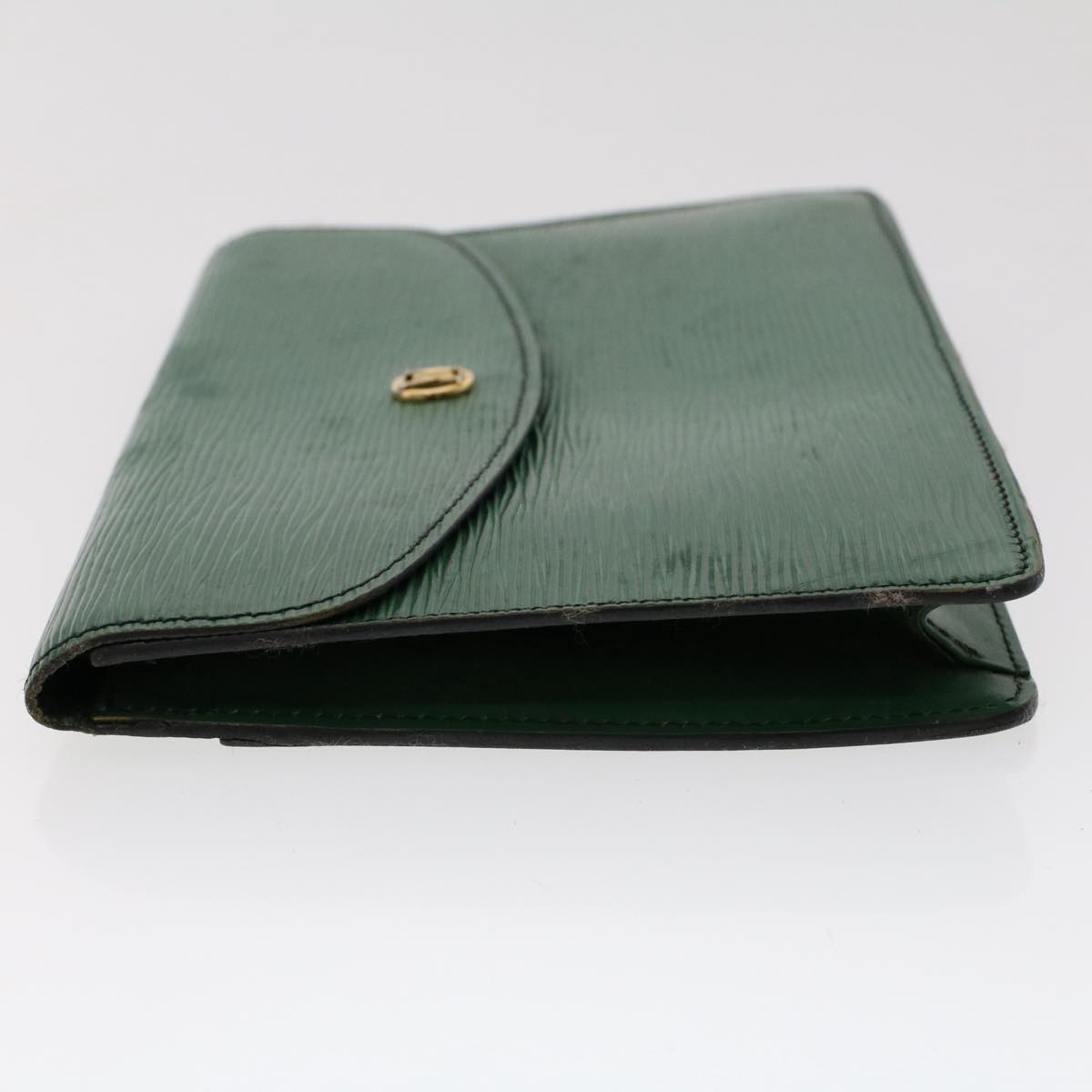 LOUIS VUITTON Epi Montaigne 23 Clutch Bag Green M52664 LV Auth 50056