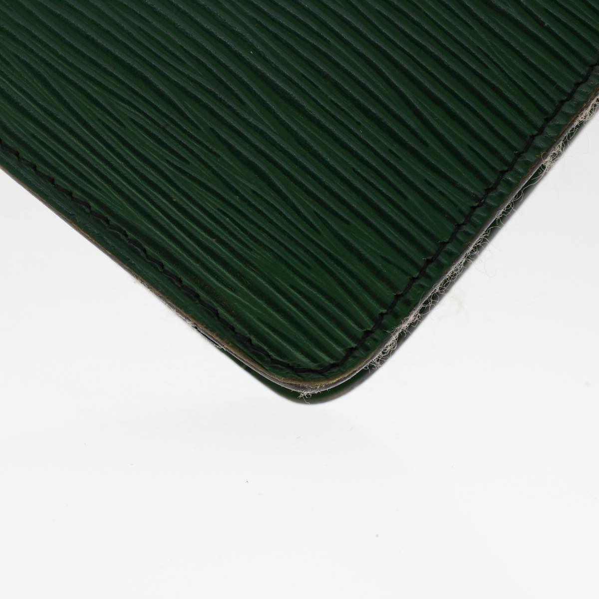 LOUIS VUITTON Epi Montaigne 23 Clutch Bag Green M52664 LV Auth 50056