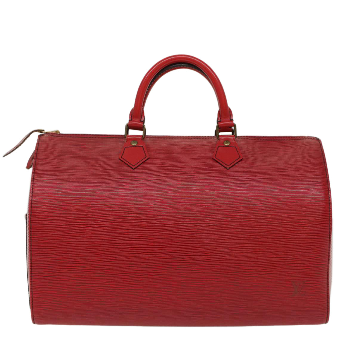 LOUIS VUITTON Epi Speedy 35 Hand Bag Castilian Red M42997 LV Auth 50091 - 0