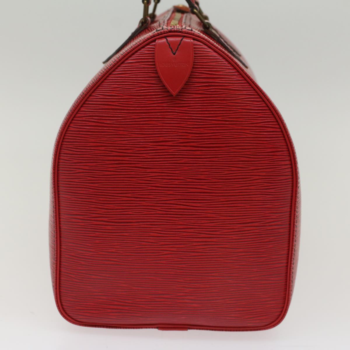 LOUIS VUITTON Epi Speedy 35 Hand Bag Castilian Red M42997 LV Auth 50091