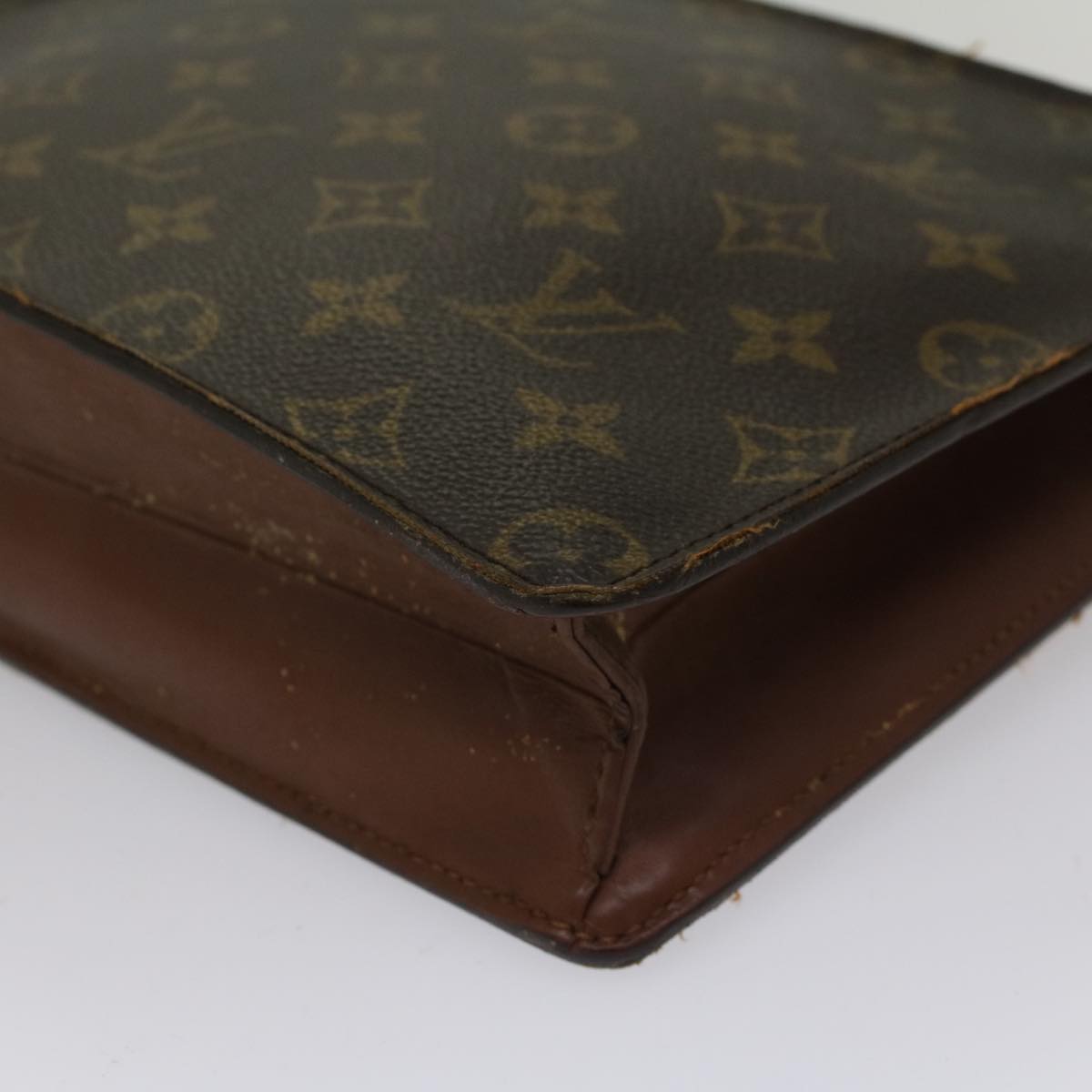 LOUIS VUITTON Monogram Pochette Homme Clutch Bag M51795 LV Auth 50111