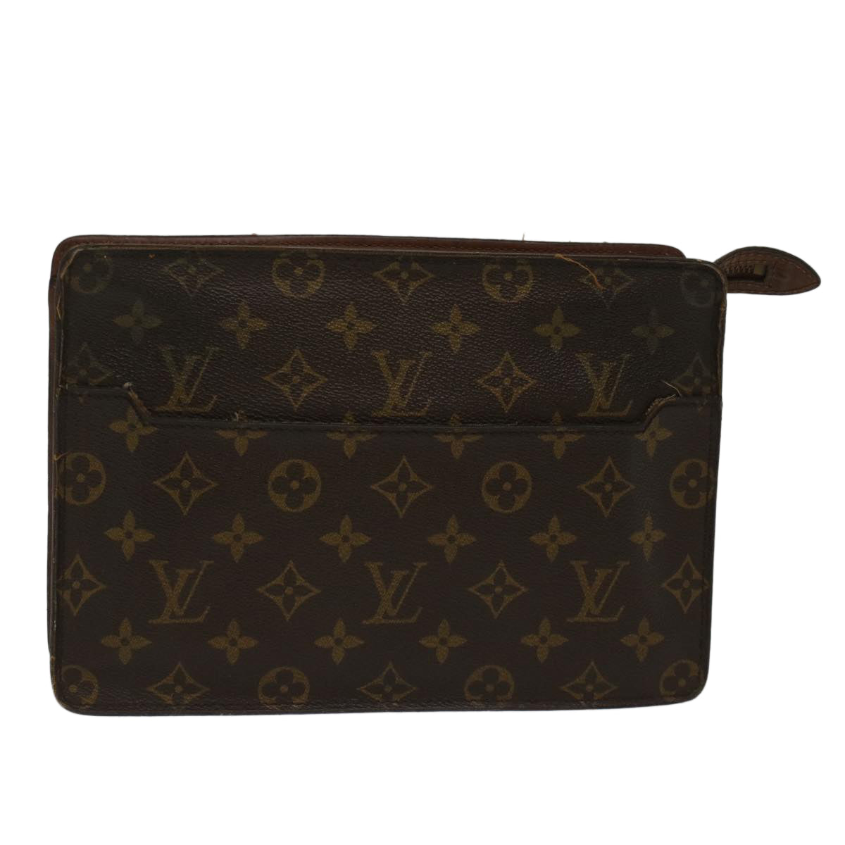 LOUIS VUITTON Monogram Pochette Homme Clutch Bag M51795 LV Auth 50111