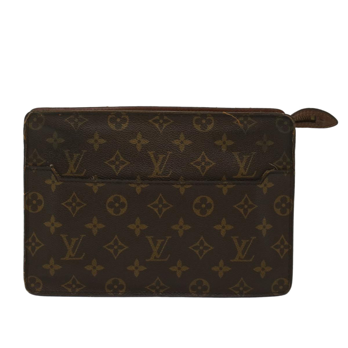 LOUIS VUITTON Monogram Pochette Homme Clutch Bag M51795 LV Auth 50111