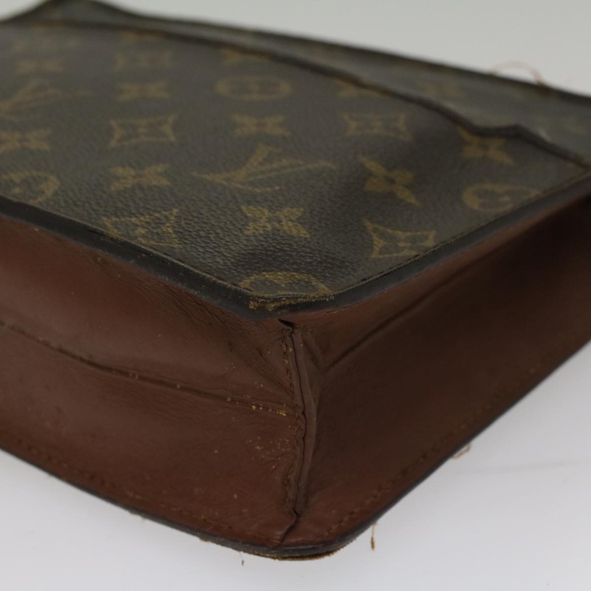 LOUIS VUITTON Monogram Pochette Homme Clutch Bag M51795 LV Auth 50111