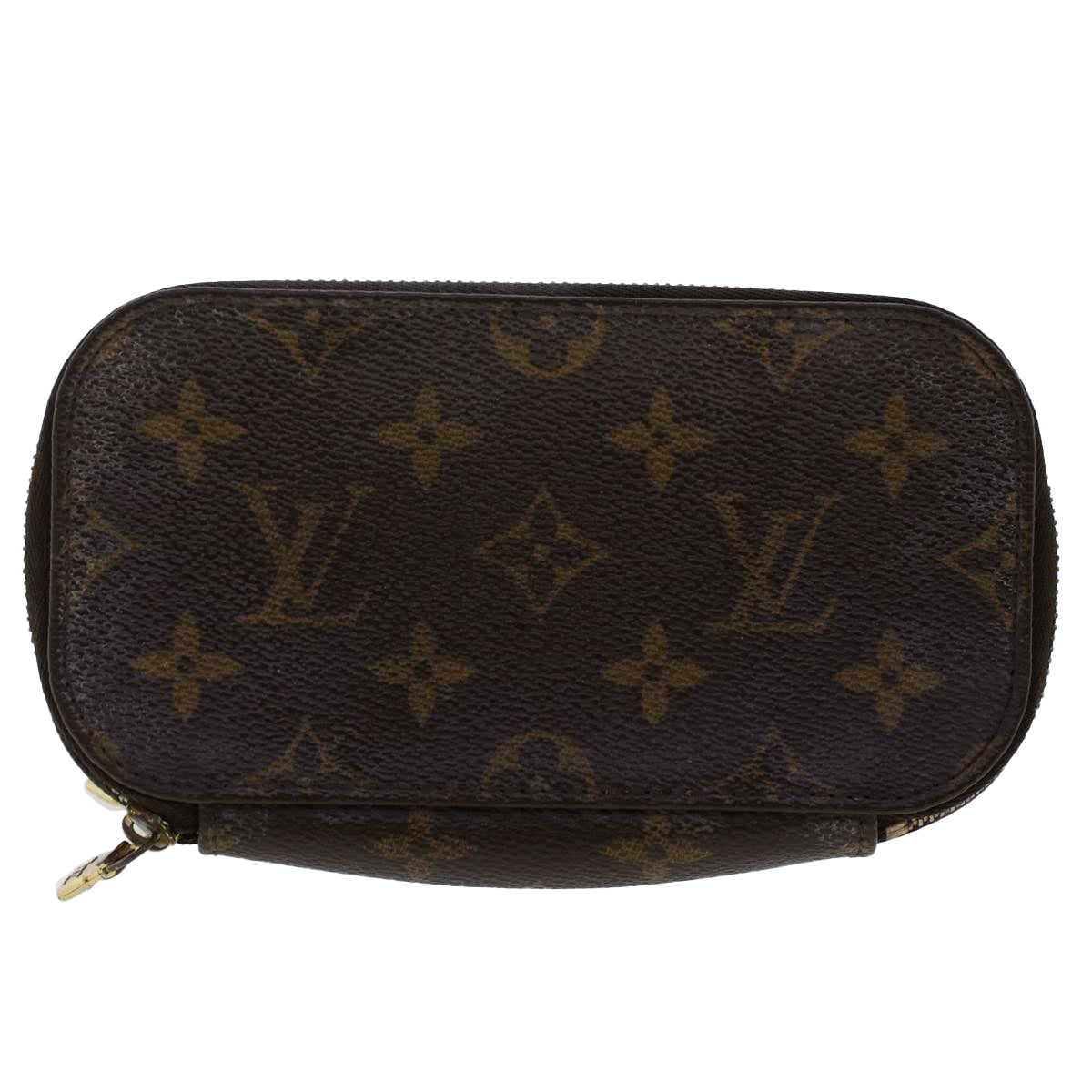 LOUIS VUITTON Monogram Trousse Brush PM Cosmetic Pouch M47510 LV Auth 50112