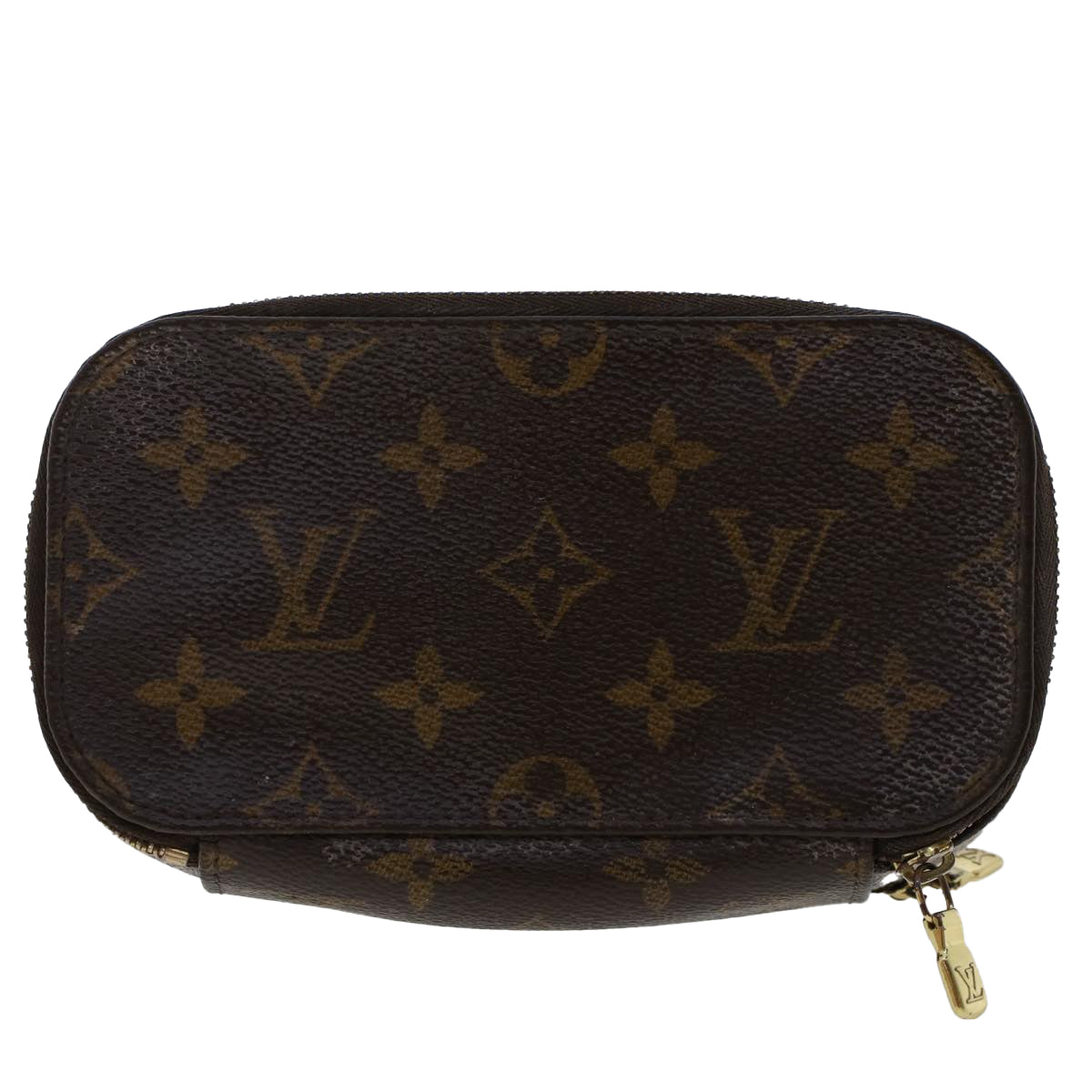 LOUIS VUITTON Monogram Trousse Brush PM Cosmetic Pouch M47510 LV Auth 50112