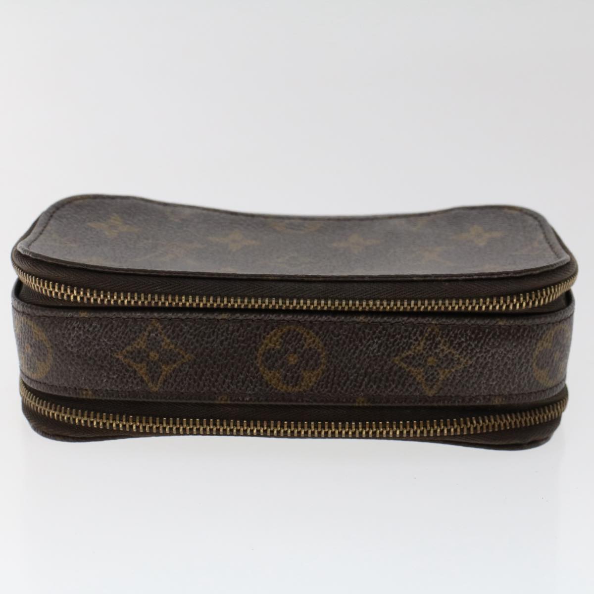 LOUIS VUITTON Monogram Trousse Brush PM Cosmetic Pouch M47510 LV Auth 50112