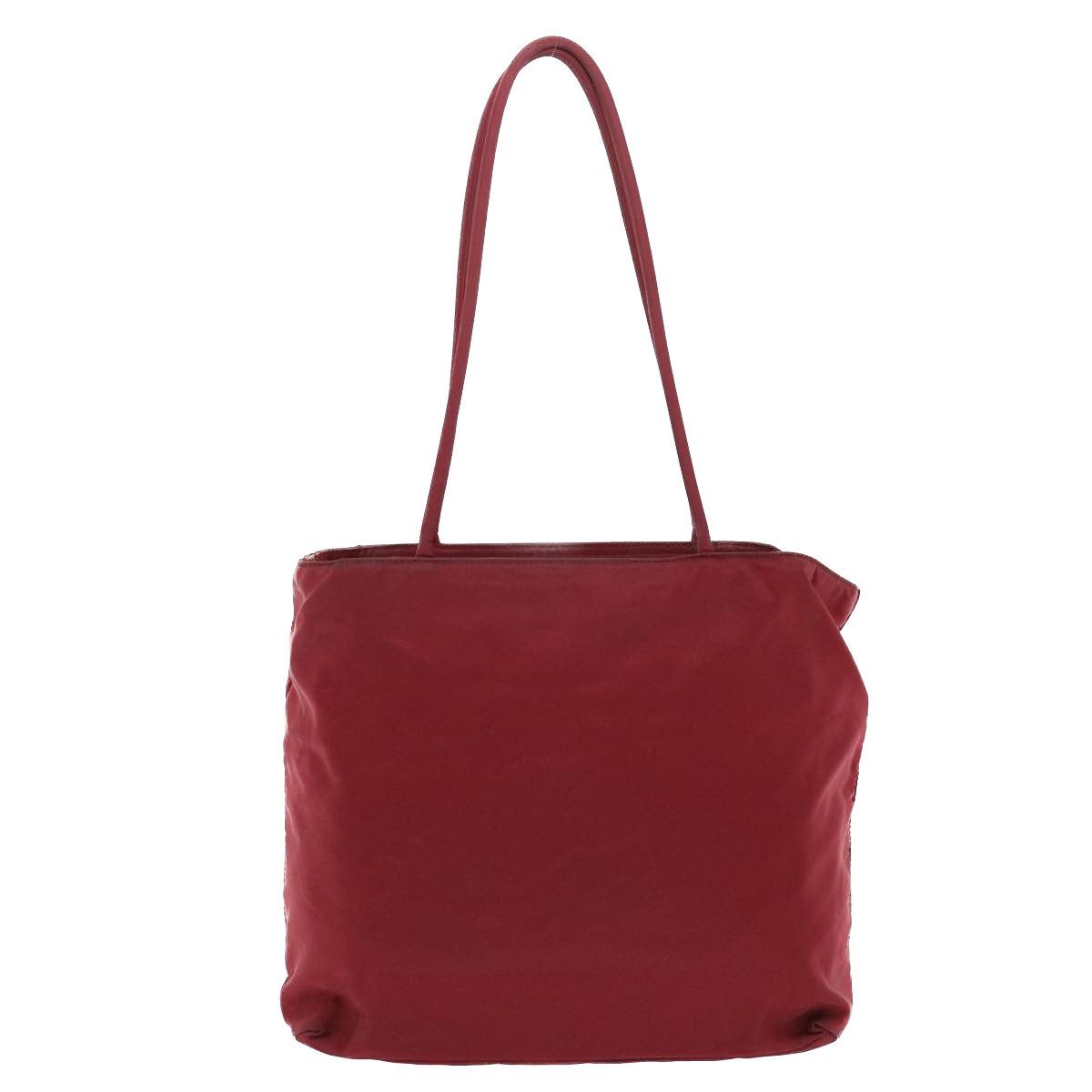 PRADA Tote Bag Nylon Red Auth 50149 - 0