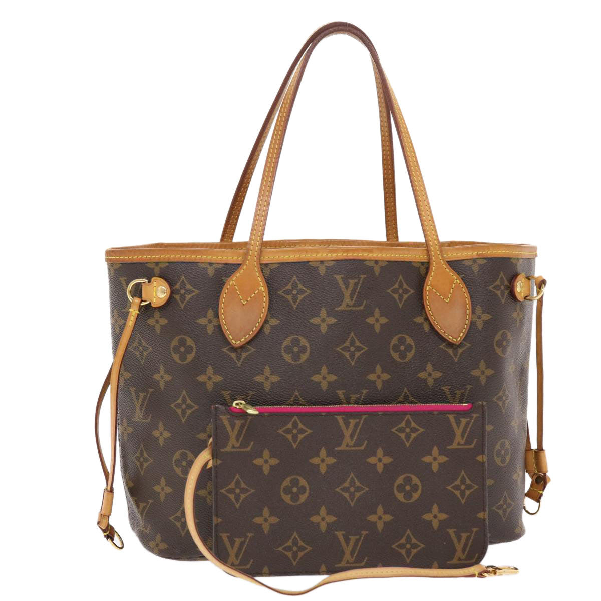 LOUIS VUITTON Monogram Neverfull PM Tote Bag M40155 LV Auth 50227