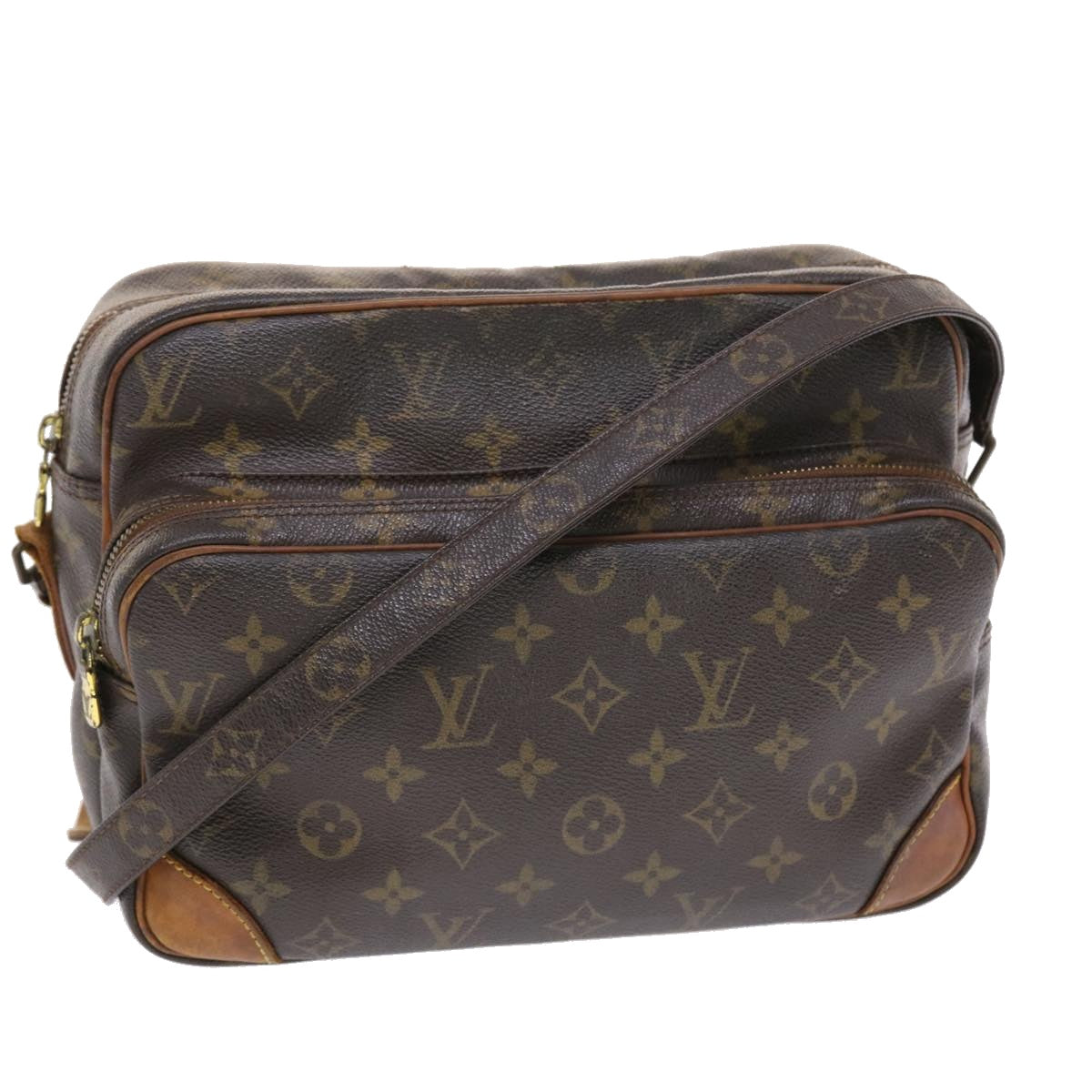 LOUIS VUITTON Monogram Nile Shoulder Bag M45244 LV Auth 50253