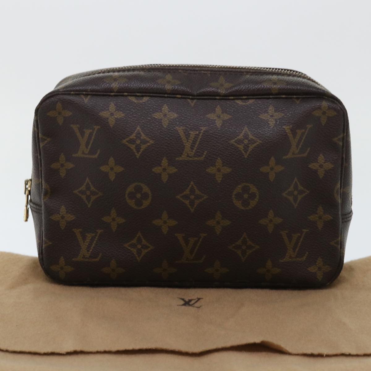 LOUIS VUITTON Monogram Trousse Toilette 23 Clutch Bag M47524 LV Auth 50261