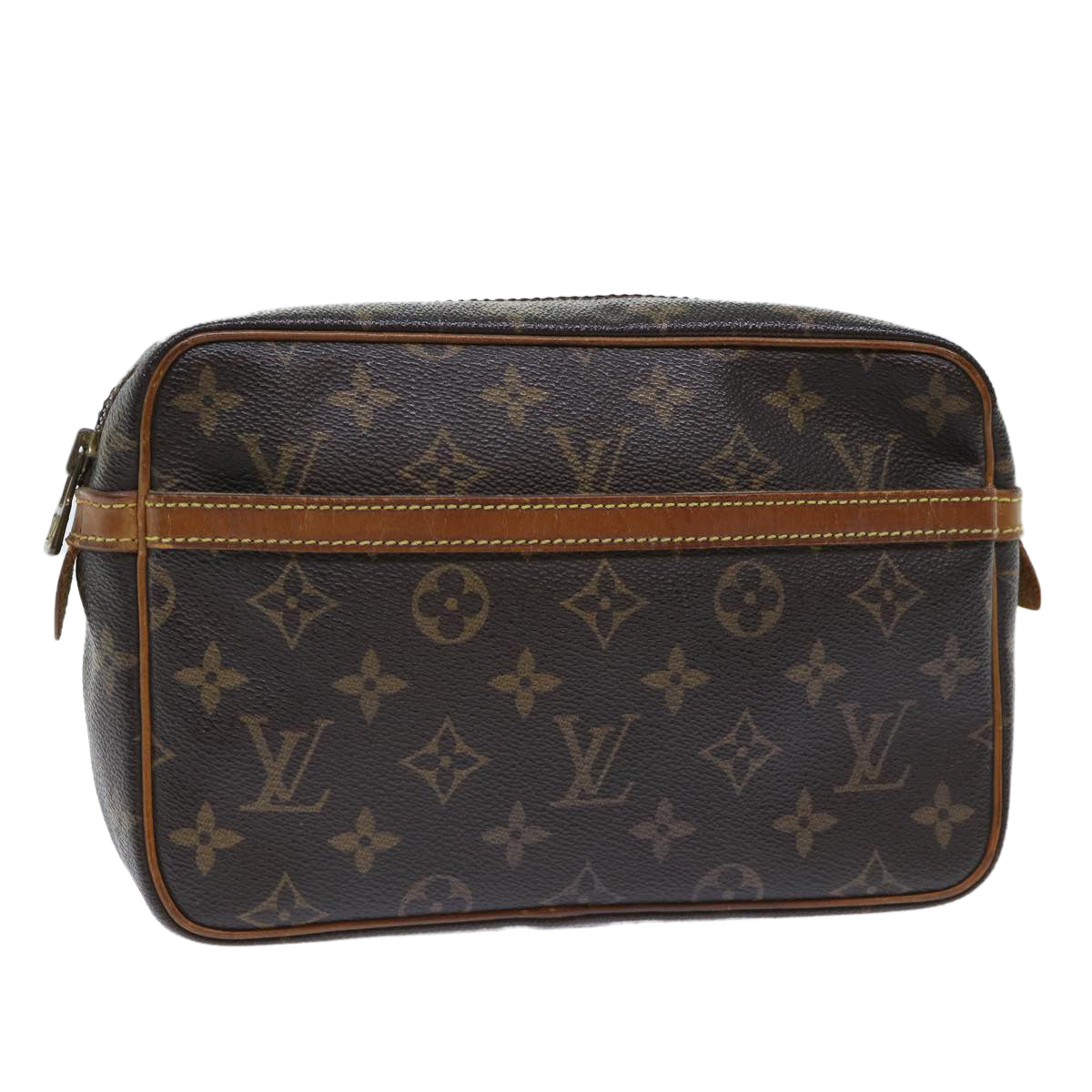 LOUIS VUITTON Monogram Compiegne 23 Clutch Bag M51847 LV Auth 50262