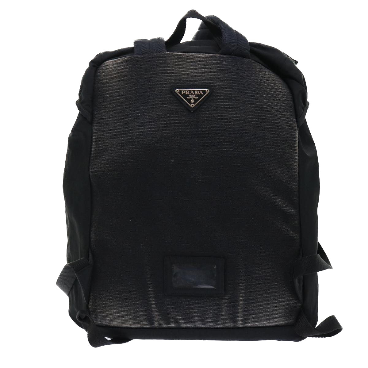 PRADA Backpack Nylon Black Auth 50274 - 0