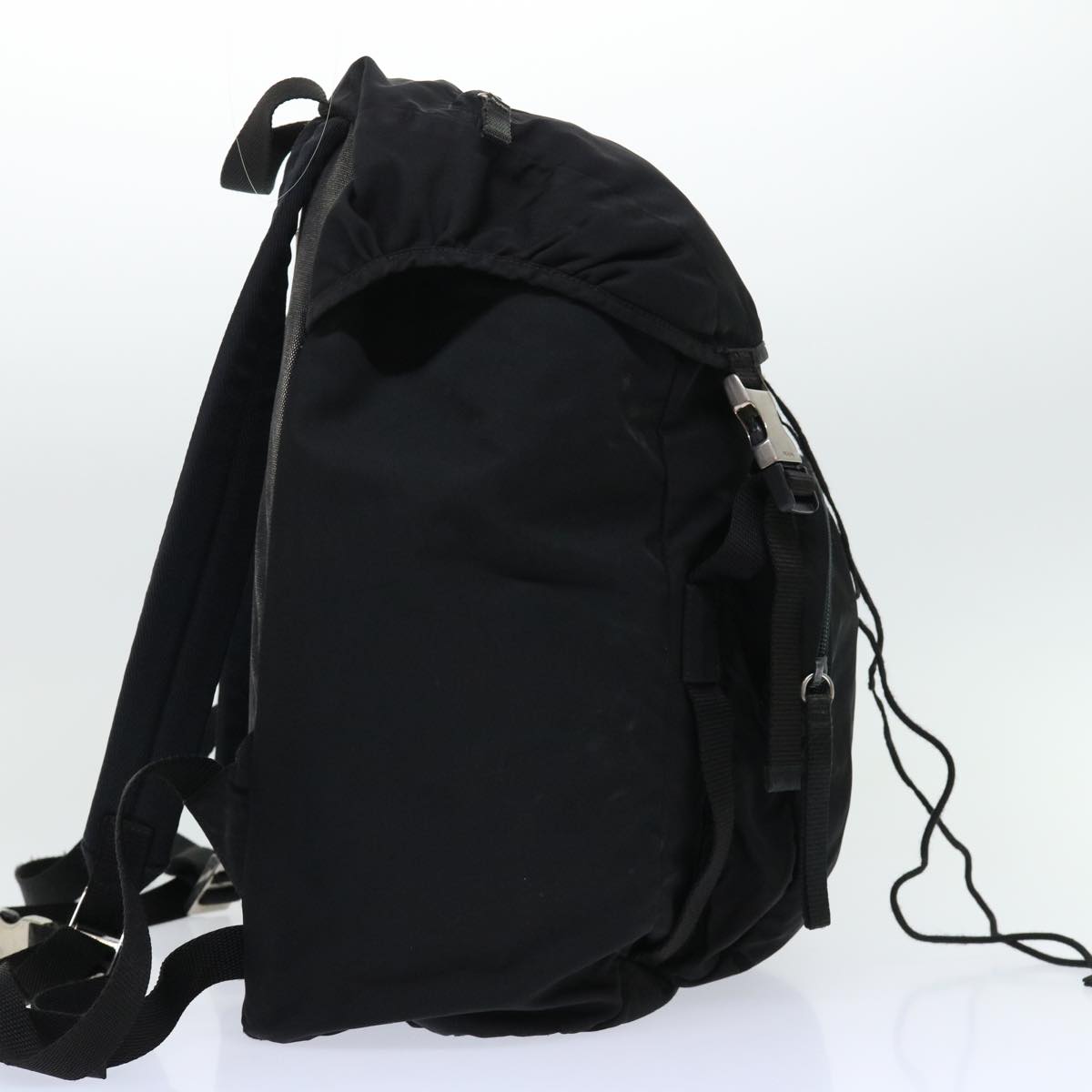 PRADA Backpack Nylon Black Auth 50274