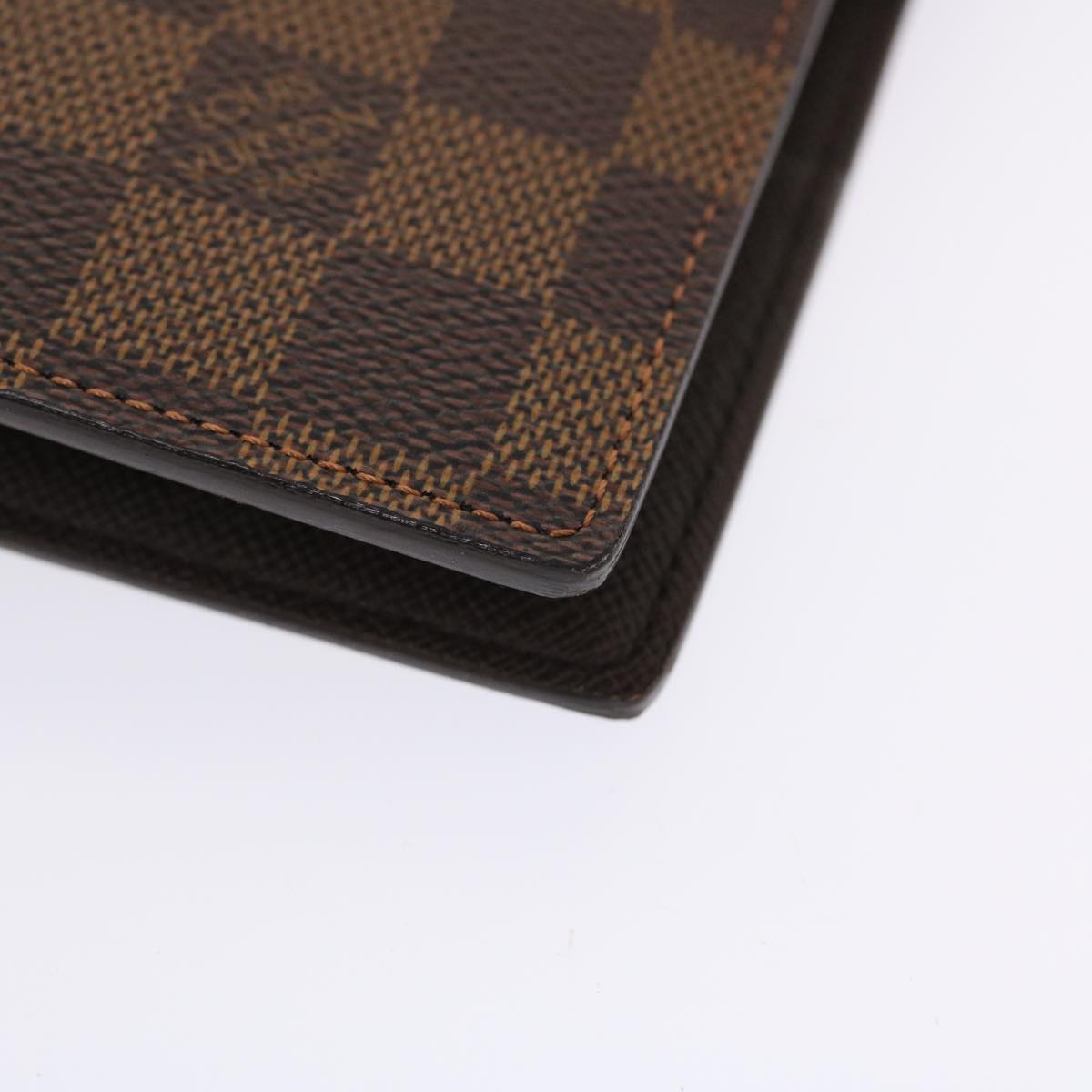 LOUIS VUITTON Damier Ebene Agenda GM Day Planner Cover R20107 LV Auth 50322A