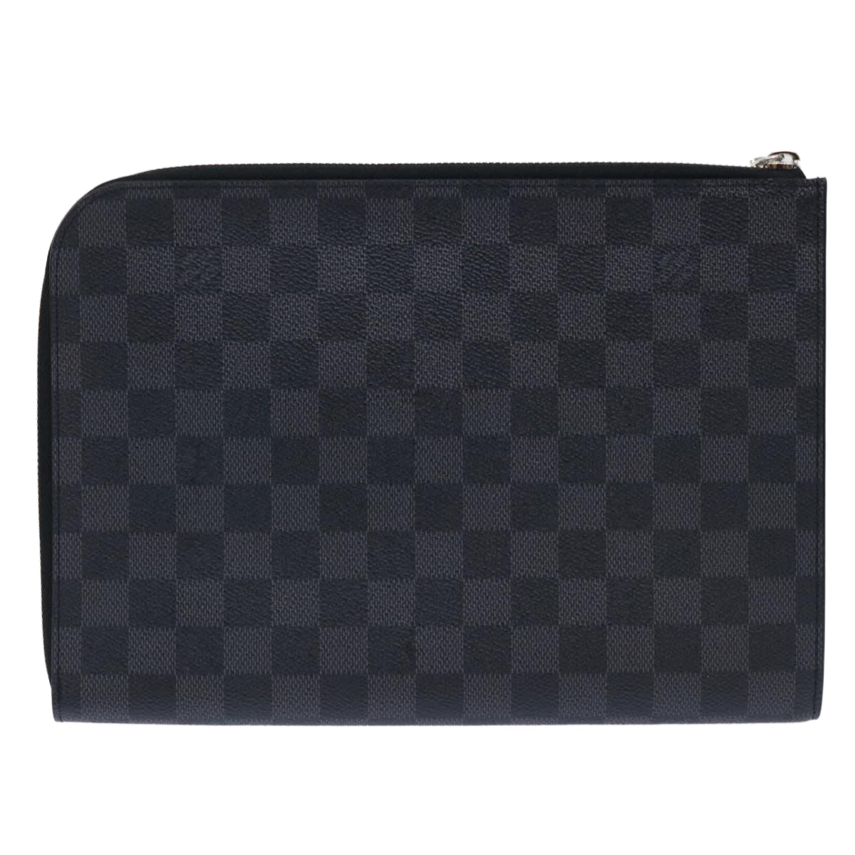 LOUIS VUITTON Damier Graphite Pochette Jules PM Clutch Bag N60113 LV Auth 50323 - 0