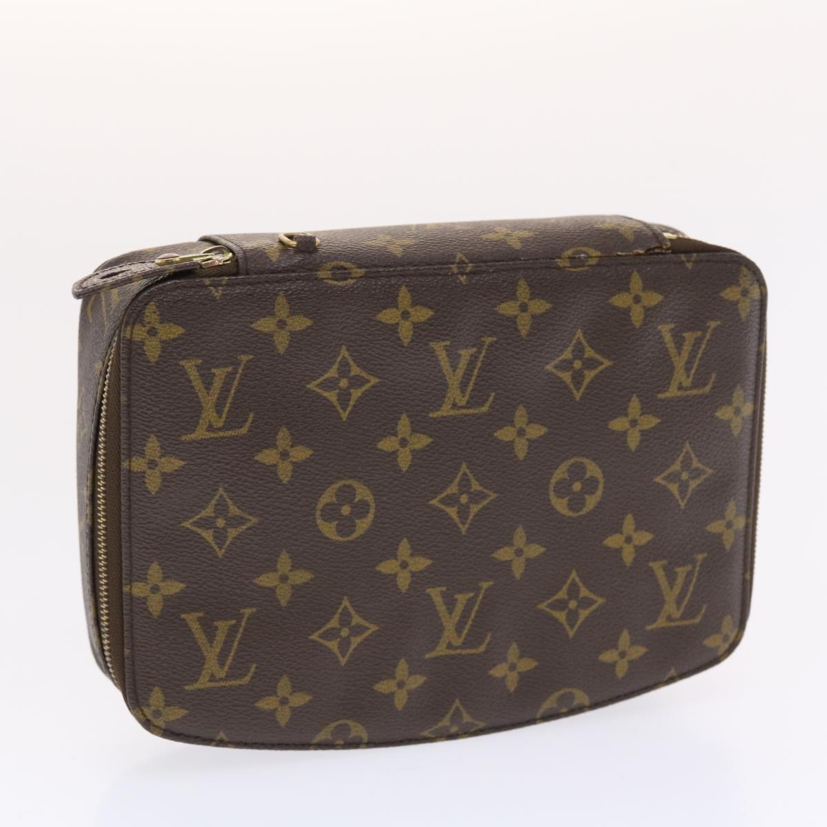 LOUIS VUITTON Monogram Monte Carlo Jewelry Accessory Box M47350 LV Auth 50324