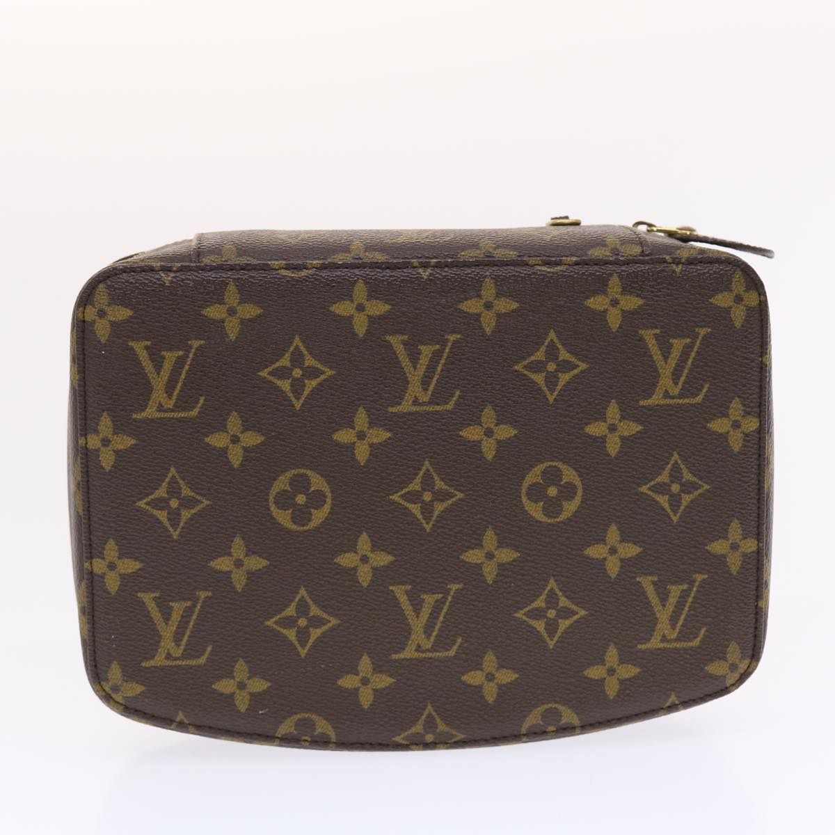 LOUIS VUITTON Monogram Monte Carlo Jewelry Accessory Box M47350 LV Auth 50324