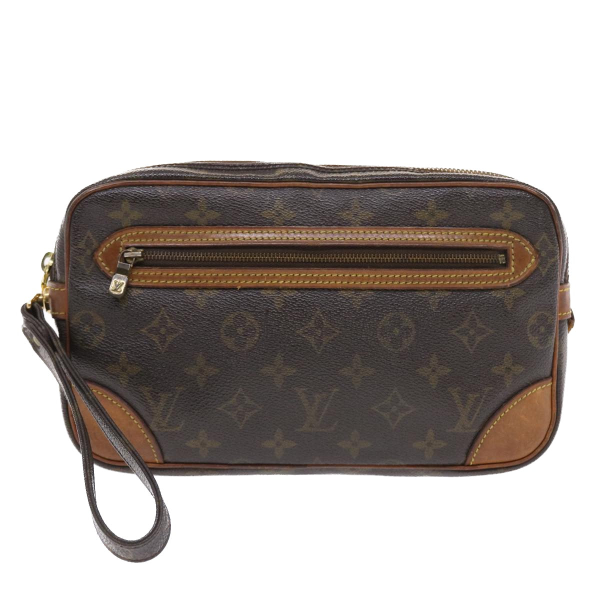 LOUIS VUITTON Monogram Marly Dragonne GM Clutch Bag M51825 LV Auth 50327