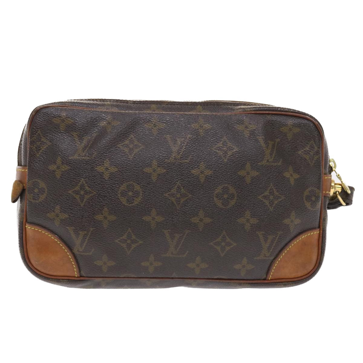 LOUIS VUITTON Monogram Marly Dragonne GM Clutch Bag M51825 LV Auth 50327