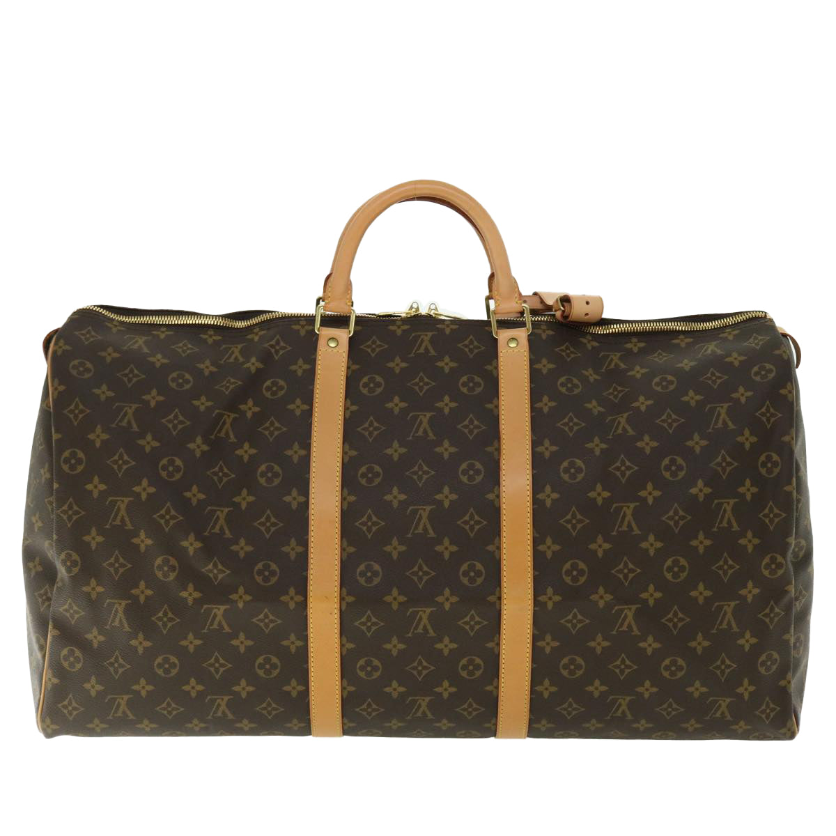 LOUIS VUITTON Monogram Keepall 60 Boston Bag M41422 LV Auth 50384 - 0