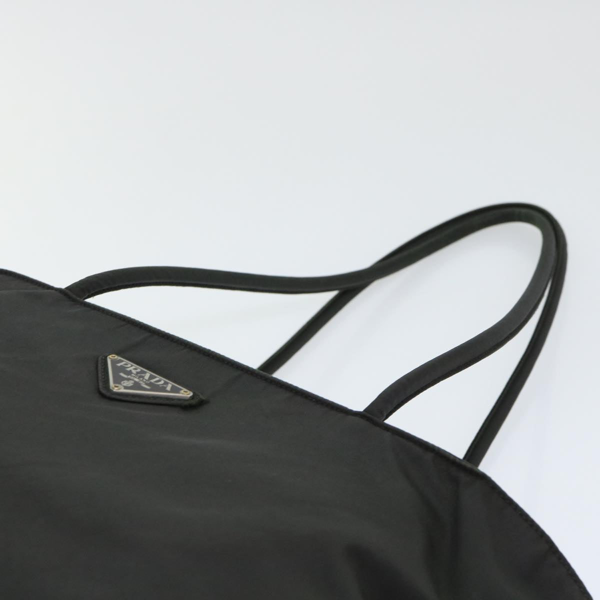 PRADA Shoulder Bag Nylon Khaki Auth 50391