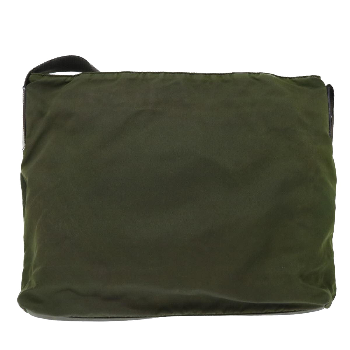 PRADA Shoulder Bag Nylon Khaki Auth 50394 - 0