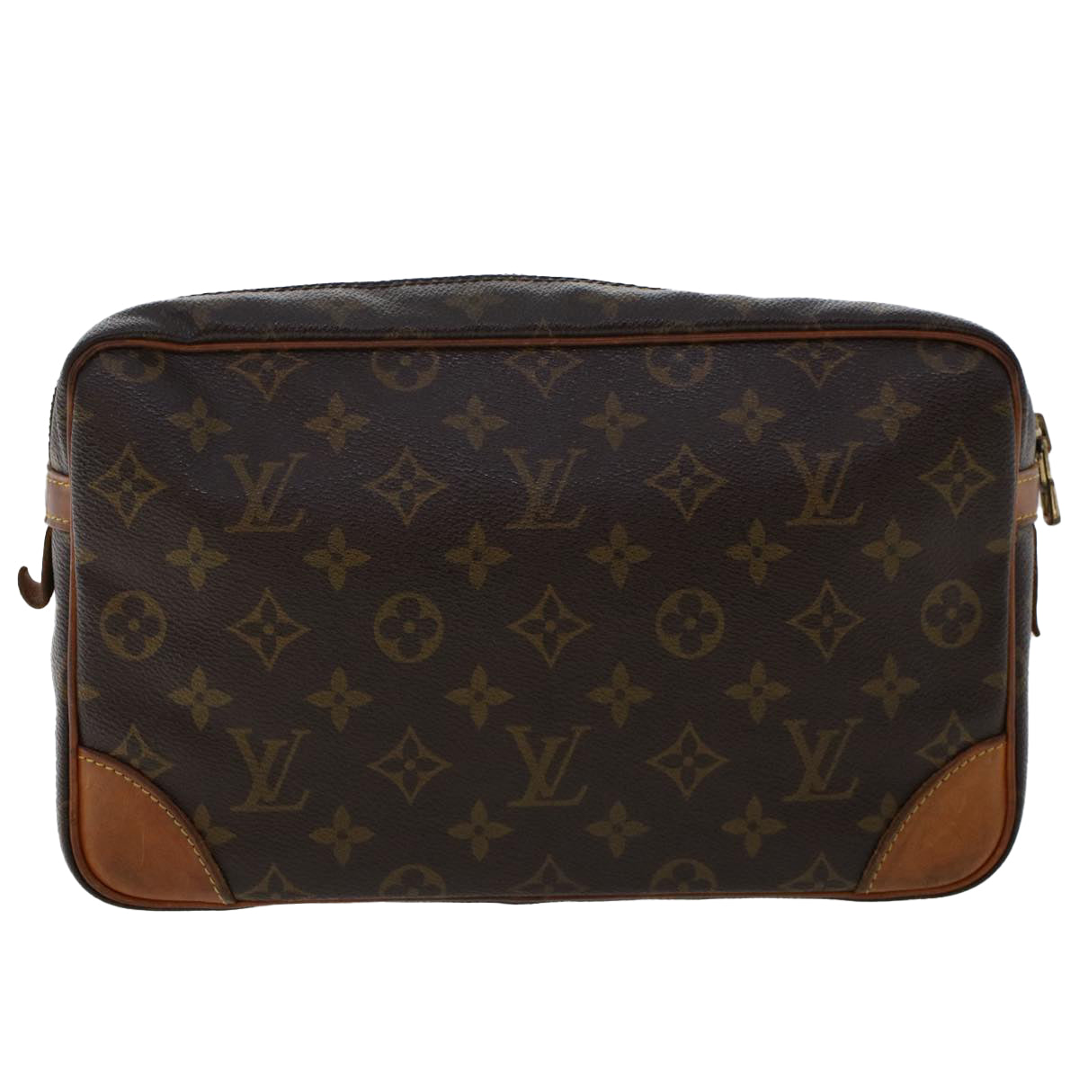 LOUIS VUITTON Monogram Compiegne 28 Clutch Bag M51845 LV Auth 50452 - 0