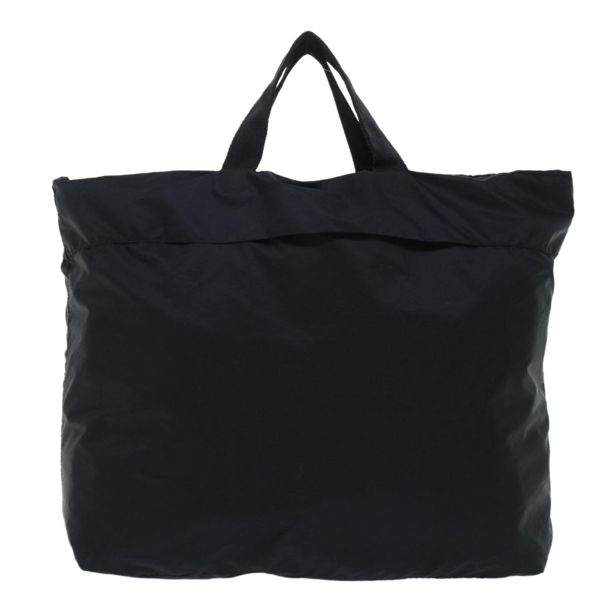 PRADA Hand Bag Nylon Black Auth 50502 - 0