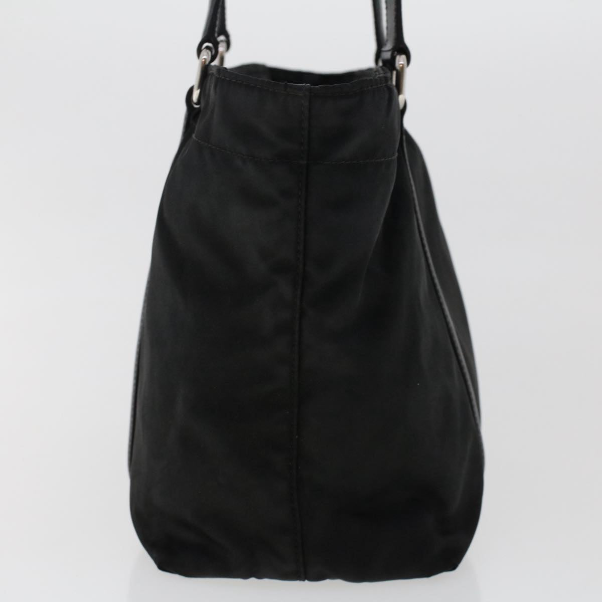 PRADA Tote Bag Nylon Black Auth 50524