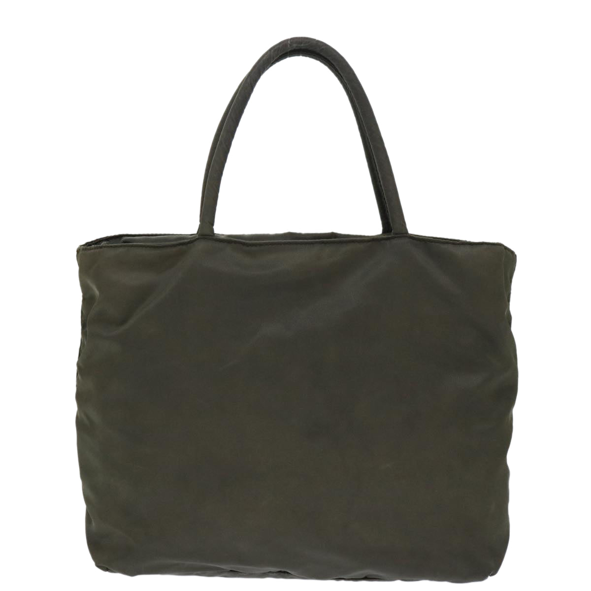 PRADA Hand Bag Nylon Khaki Auth 50558 - 0
