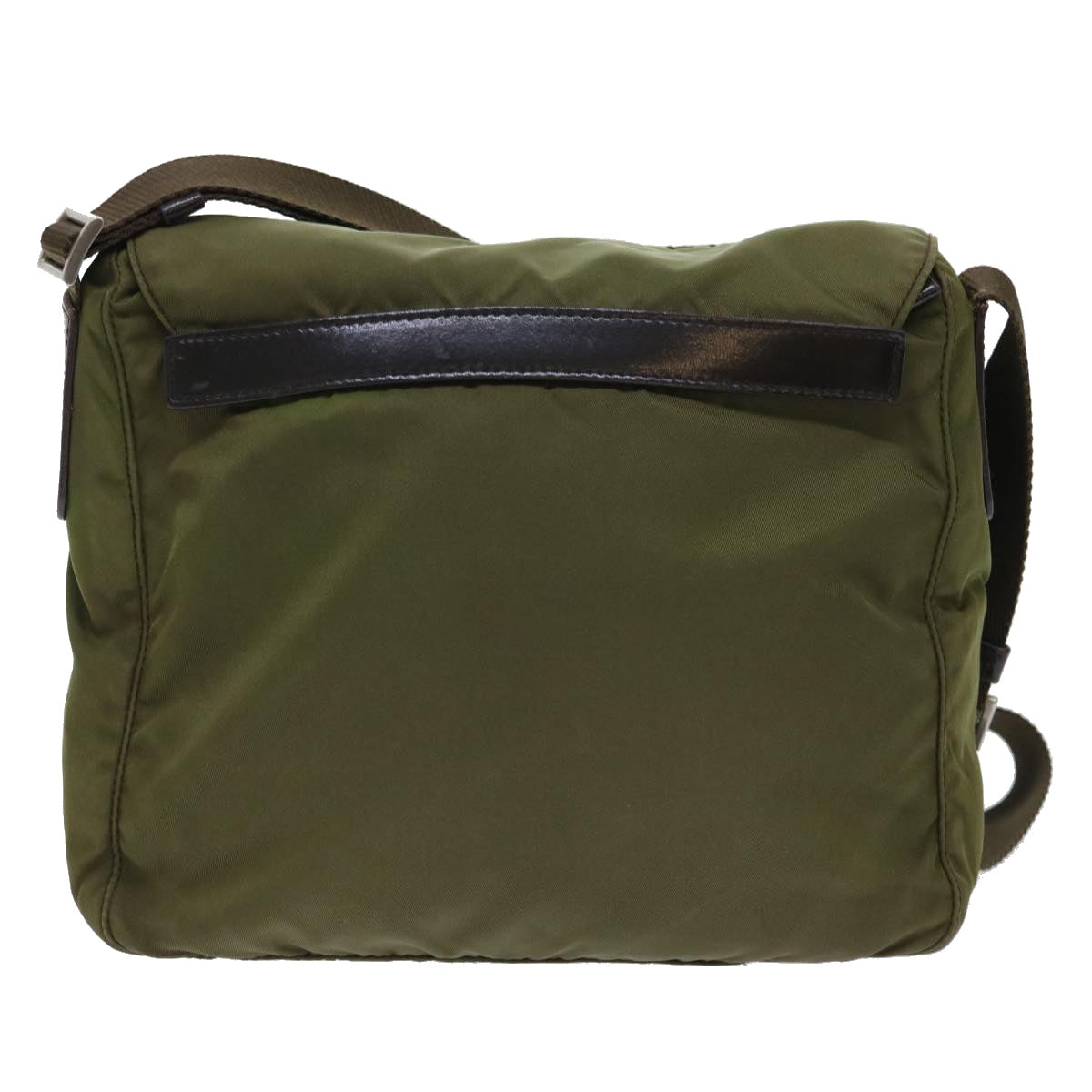 PRADA Shoulder Bag Nylon Khaki Auth 50620 - 0