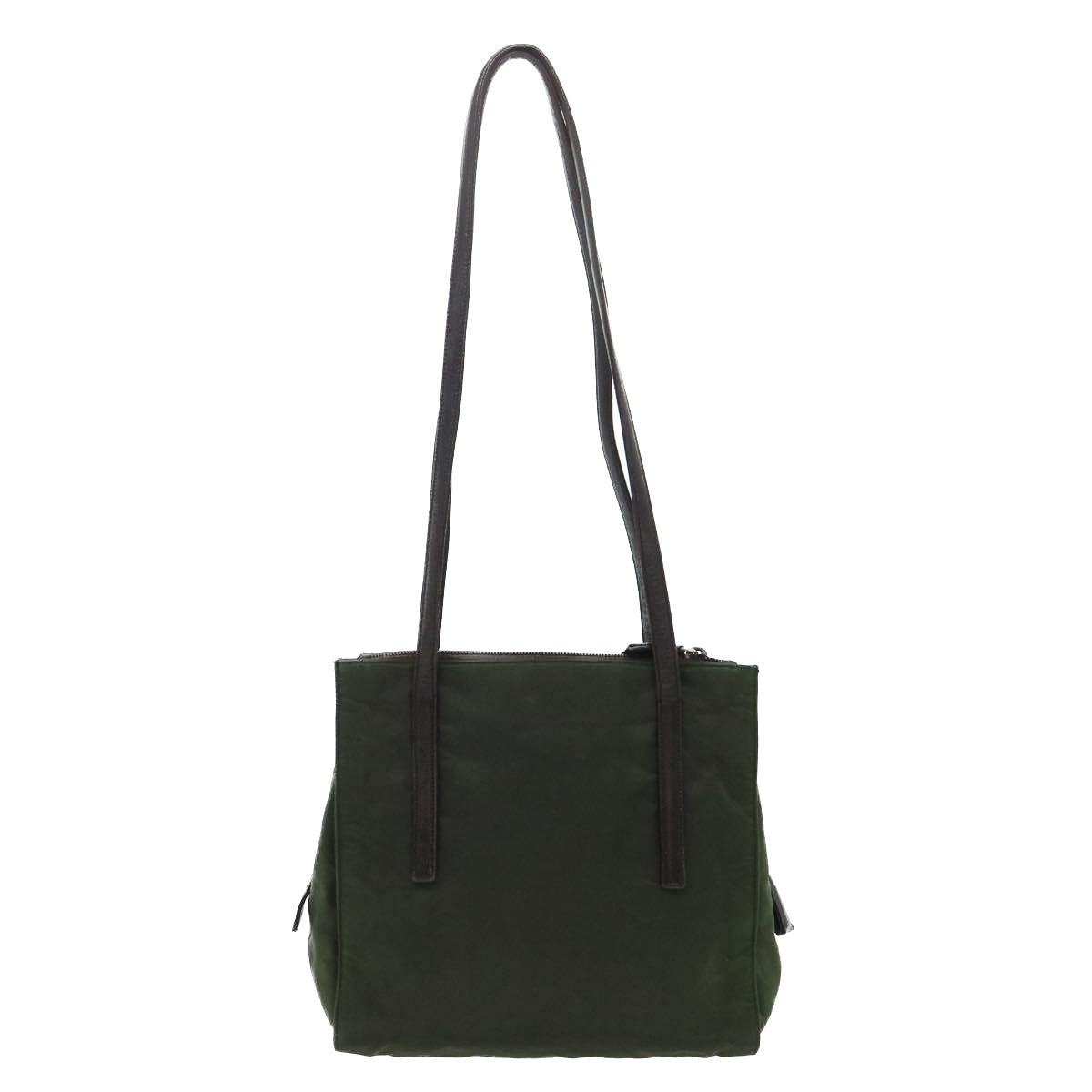 PRADA Shoulder Bag Nylon Khaki Auth 50625 - 0