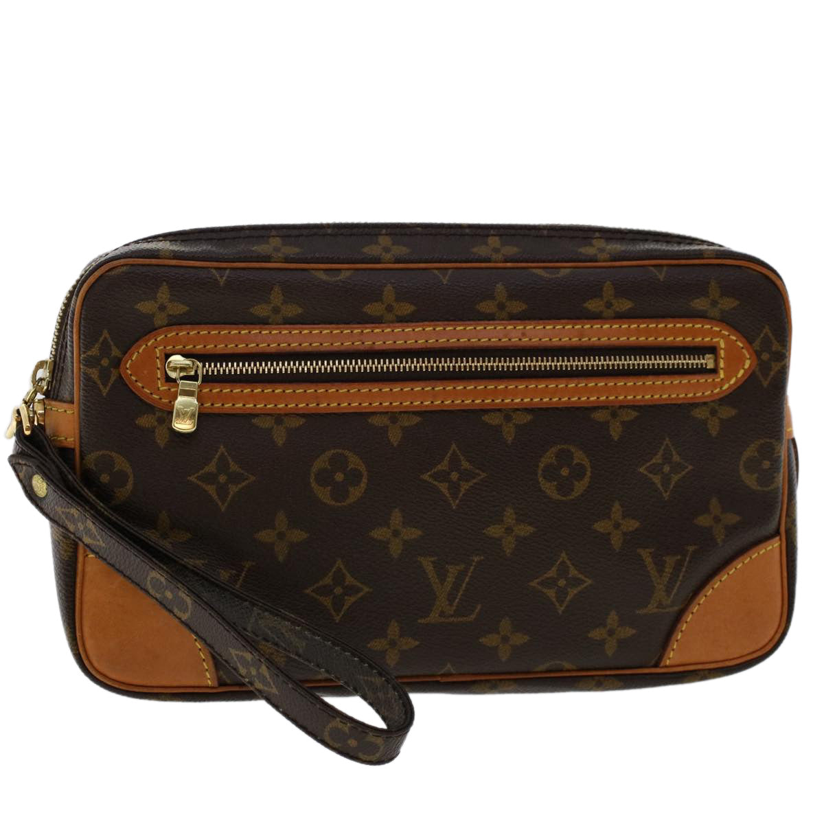 LOUIS VUITTON Monogram Marly Dragonne GM Clutch Bag M51825 LV Auth 50634