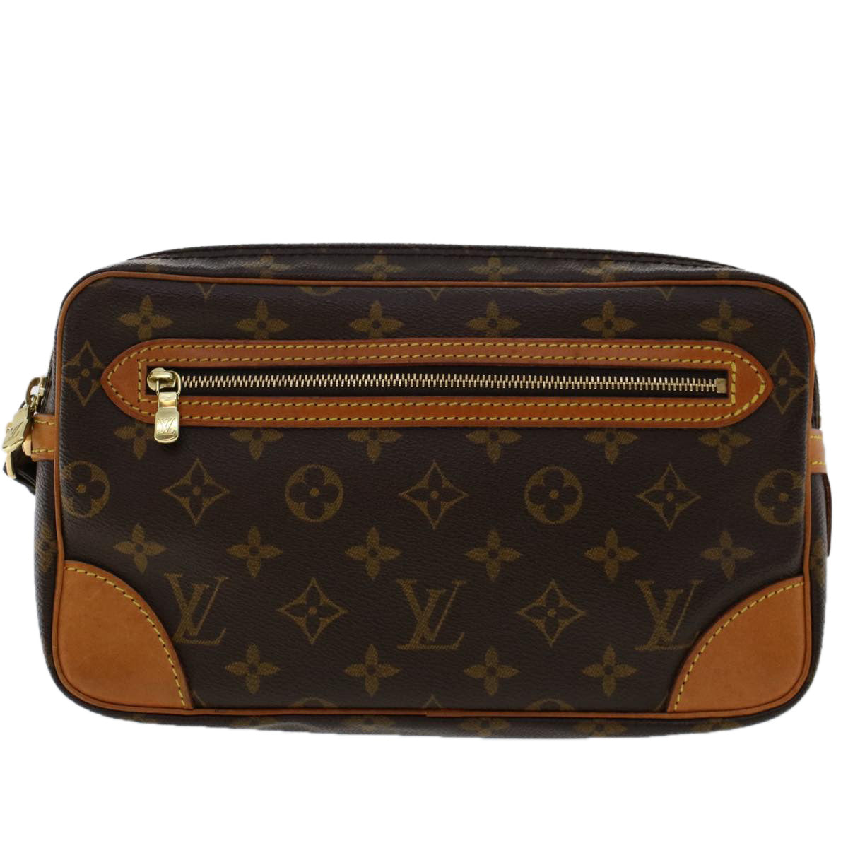 LOUIS VUITTON Monogram Marly Dragonne GM Clutch Bag M51825 LV Auth 50634