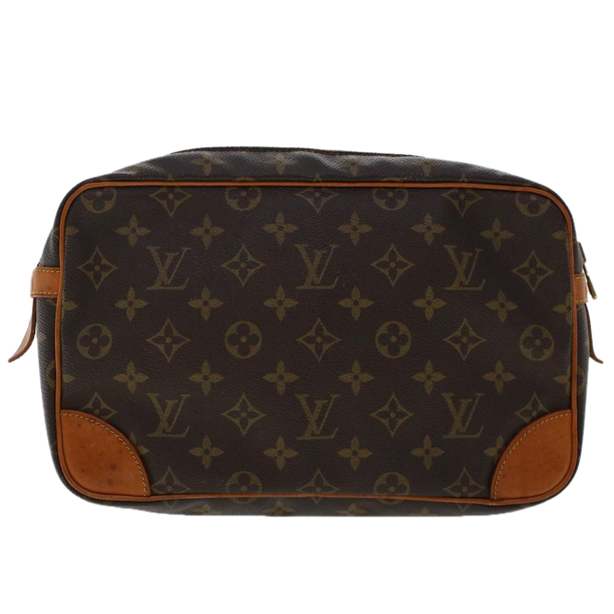 LOUIS VUITTON Monogram Compiegne 28 Clutch Bag M51845 LV Auth 50635 - 0