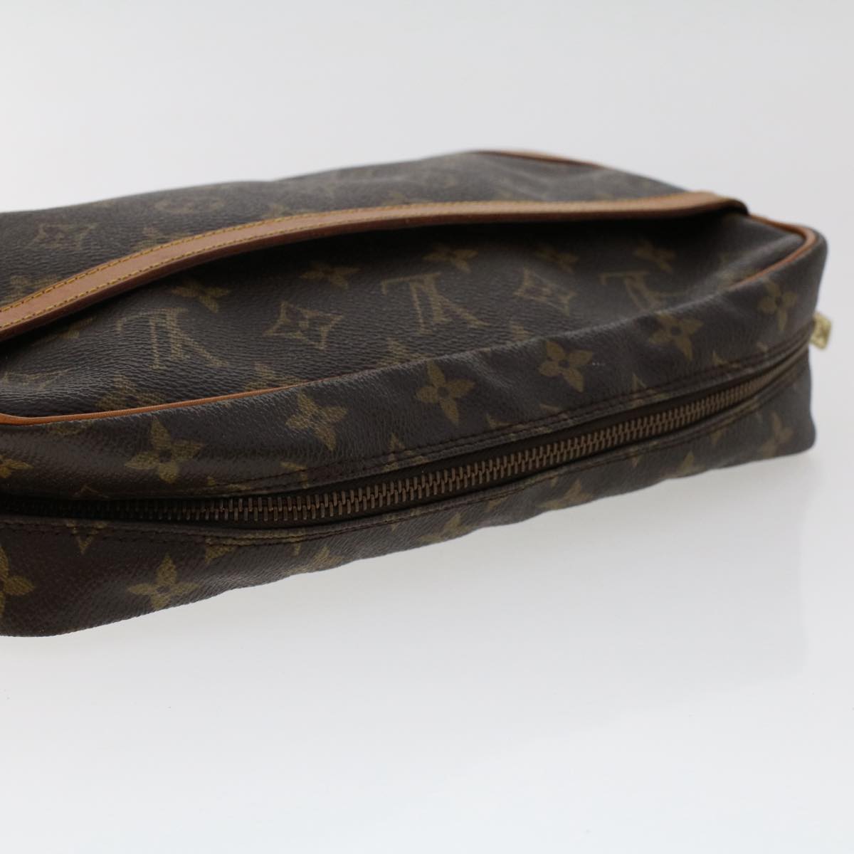 LOUIS VUITTON Monogram Compiegne 28 Clutch Bag M51845 LV Auth 50635