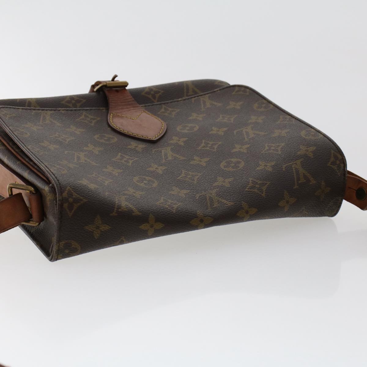 LOUIS VUITTON Monogram Cartouchiere GM Shoulder Bag M51252 LV Auth 50671